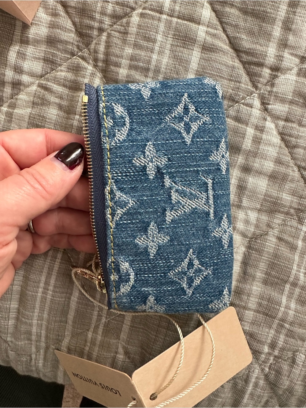 LV x TM Denim cerises Key Pouch with Limited stickers/ dustbag/ box, No Offers - Picture 8 of 8